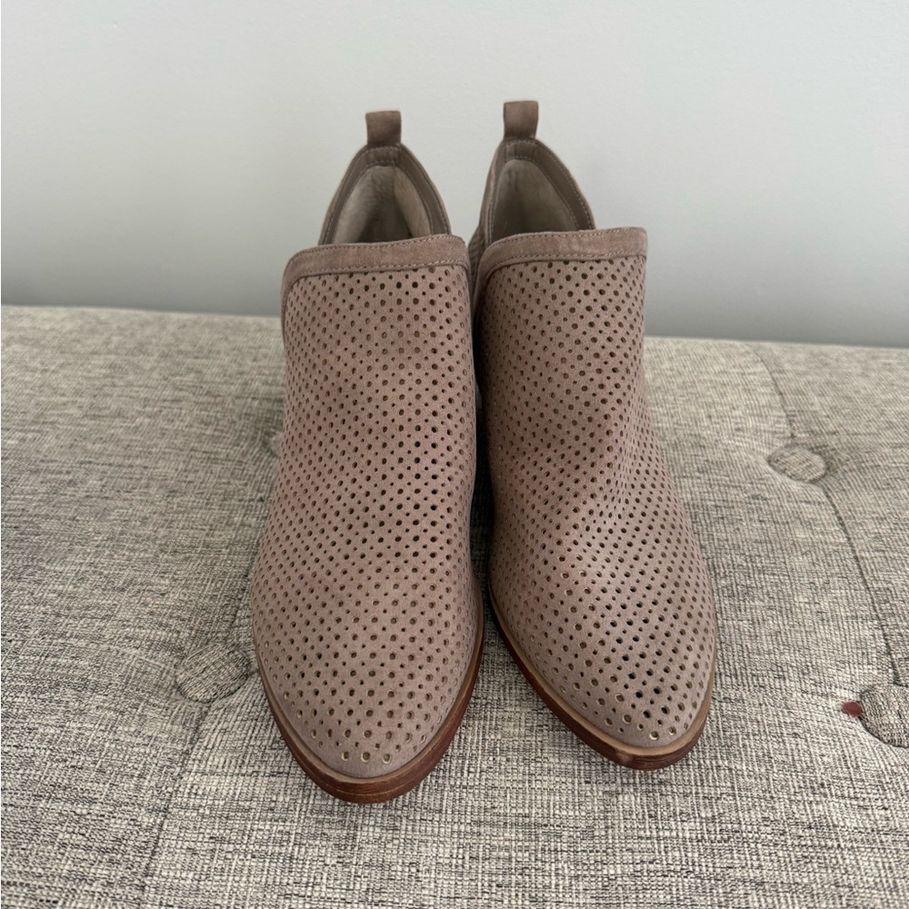 BP Taupe Perforated Ankle Booties - Picture 5 of 8